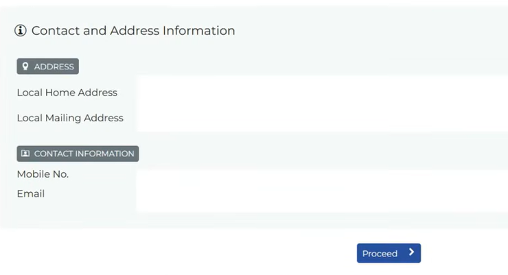 MySSS Card Application Form
