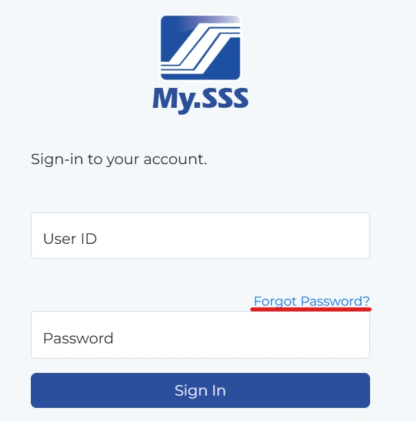 How to Reset Your SSS Password - Forgot Password